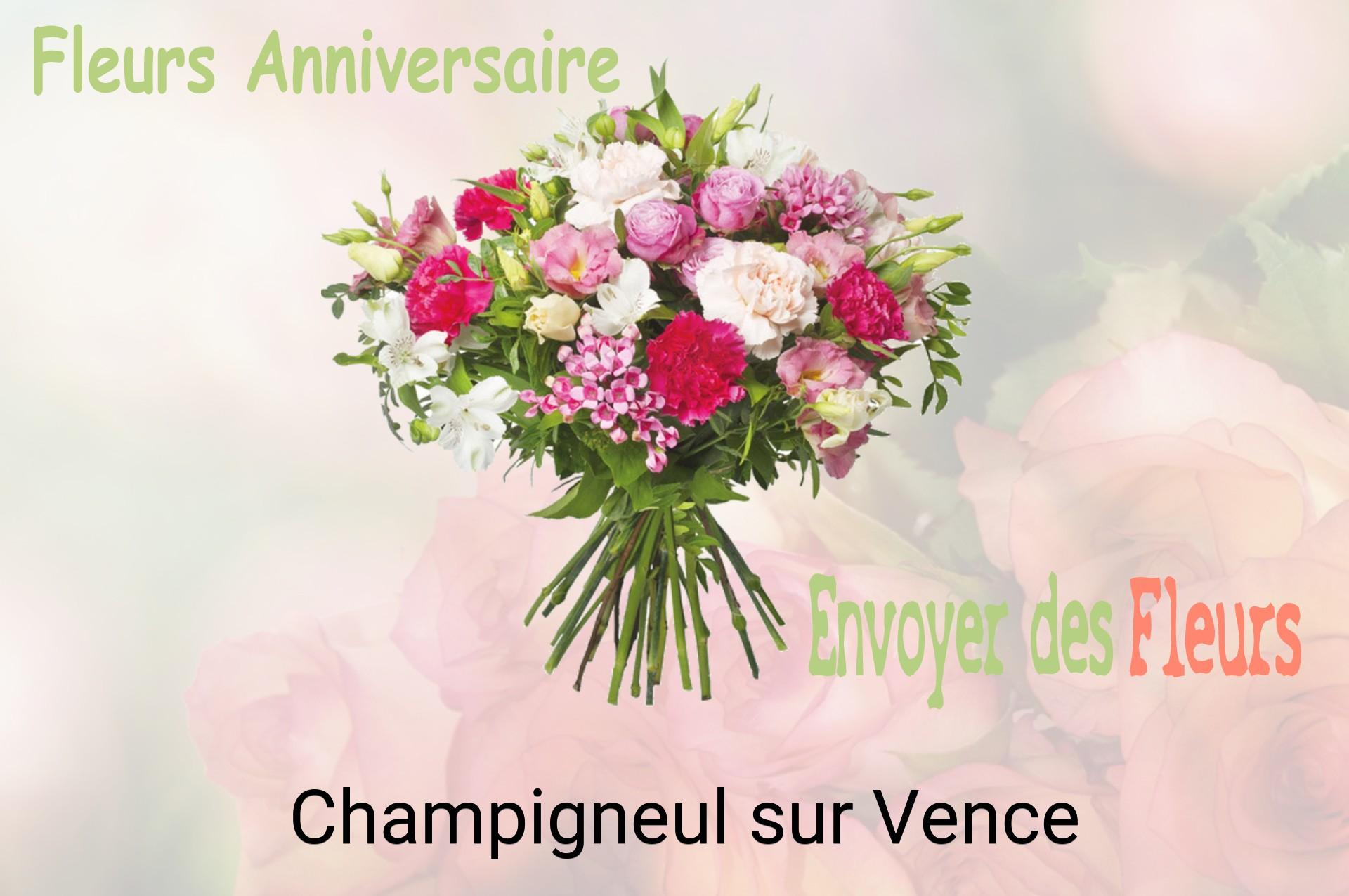 Bouquet de fleurs d’anniversaire livré à Champigneul-sur-Vence