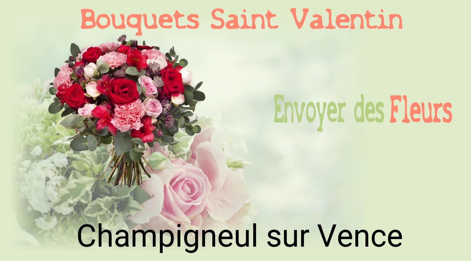 Roses de Saint-Valentin livrées à Champigneul-sur-Vence